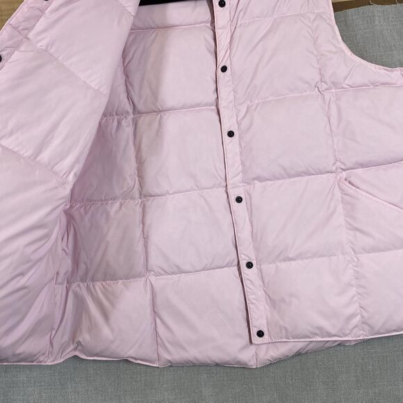 Lands End Vest Womens 2X 20W 22W Pink Down Puffer Quilted Sleeveless Winter Warm - Picture 6 of 13